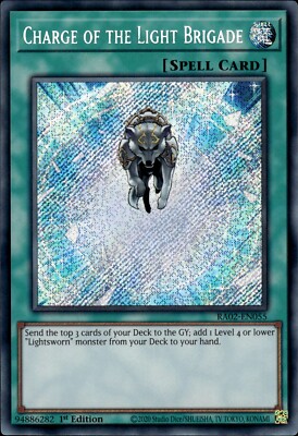 Charge Of The Light Brigade - Secret Rare 1st Edition RA02