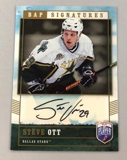 Steve Ott 2006-07 Be A Player Signatures #OT