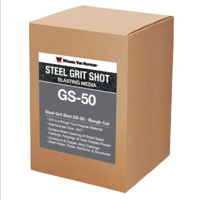 Steel Grit GS-50 - Rough Cut Shot - Sandblasting Media