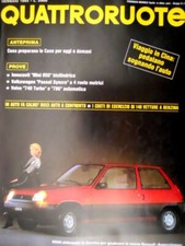Quattroruote 351 1985 Nuova Renault Supercinque. Prove Innocenti Mini 650 [Q100]
