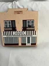 The Cats' Meow Village 1991 Series IX Osbahr's Upholstery Artist Signed