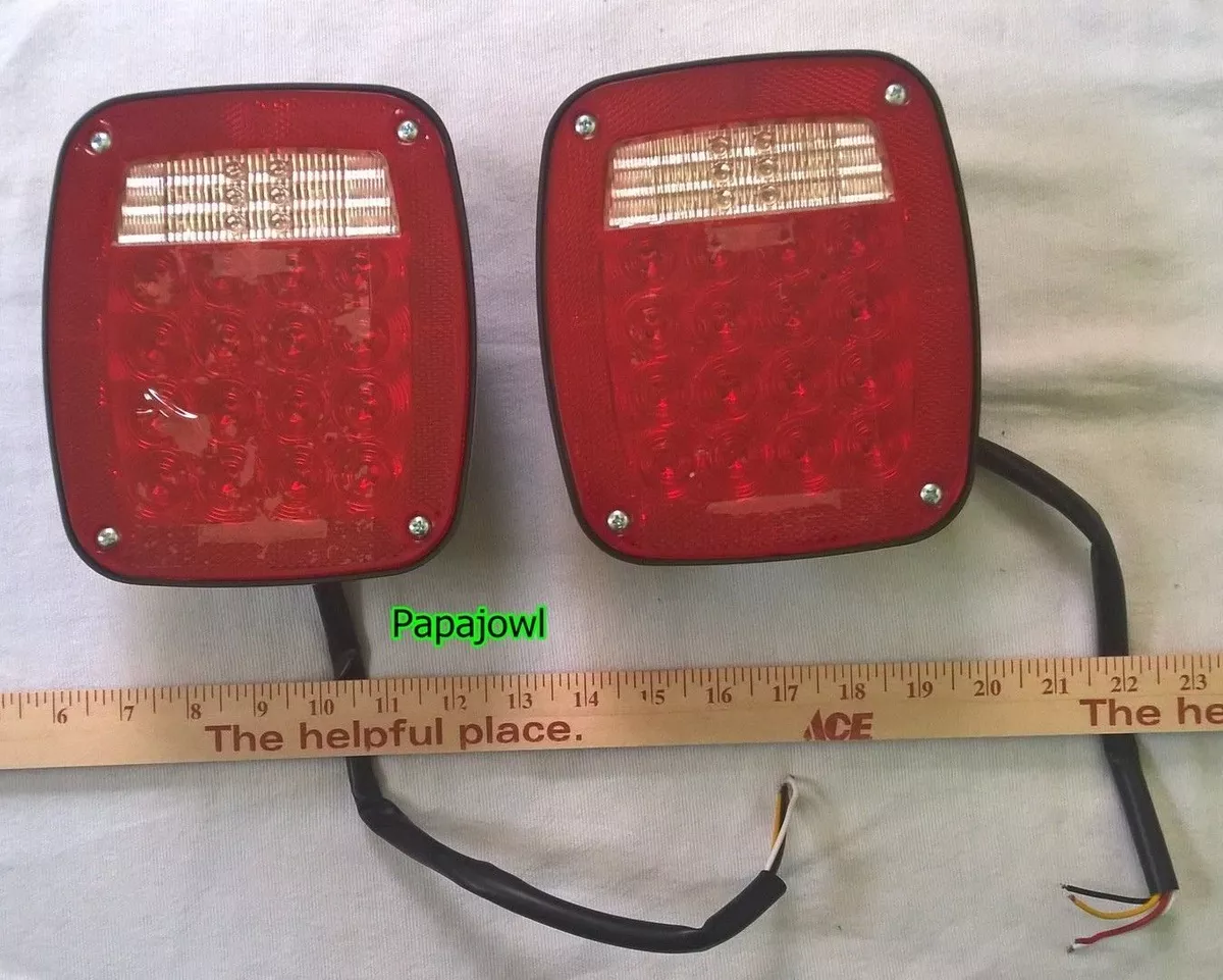 Utility trailer tail lights deals