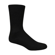 Curative Diagnostics Diabetic Socks Size 10-13 Crew Set of 3 Pair Pack - Bl