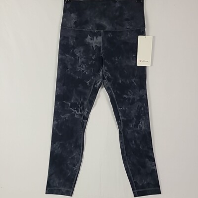 NEW Lululemon Align HR Pant 25  Diamond Dye Graphite Gray Sz 10 Retail $118 NWT