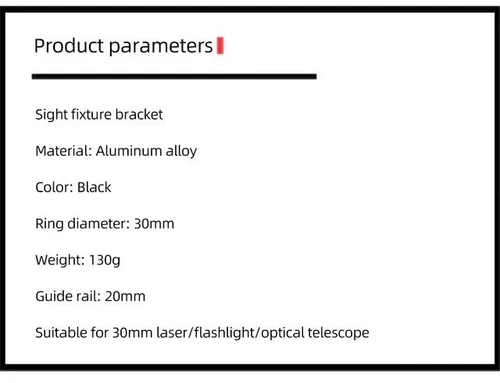 Firewolf 2pcs 1 inch 30mm 34mm Scope Rings 7075 Aluminum Low High Fit Picatinny - 第 7/20 張圖片