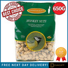 MONKEY NUTS PEANUTS SHELLS WILD BIRD FOOD SQUIRRELS PARROT JOHNSTON & JEFF 650G