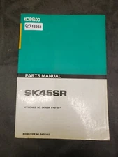 Kobelco SK45SR Hydraulic Excavator Factory Parts Catalog Manual