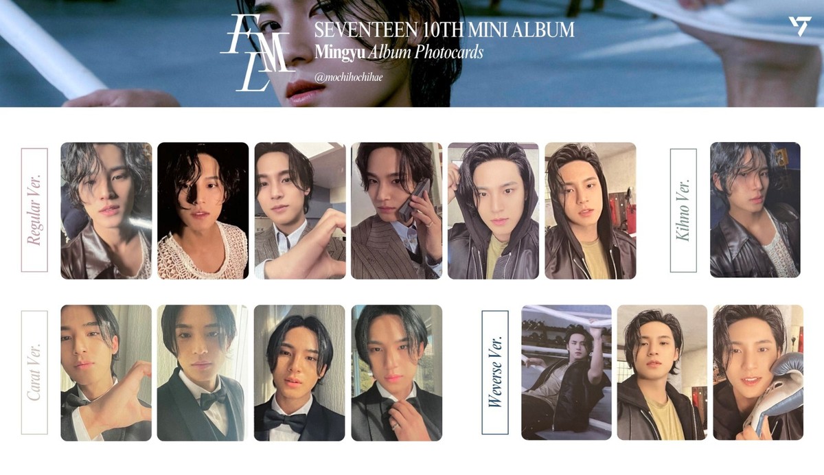MINGYU SEVENTEEN - FML - Normal CARAT Weverse kihno kit