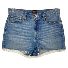 BDG Urban Outfitters Shorts Womens Sz 29 Blue Girlfriend High Rise Cutoff Jean