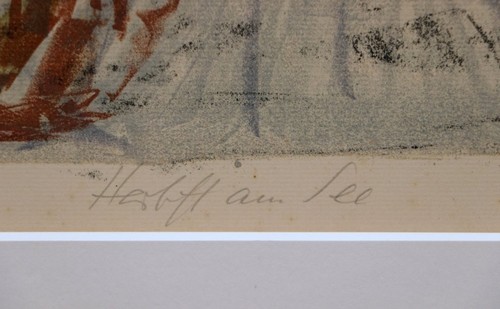 Otto Dix (Untermhaus 1891-1969 Singen) - Herbst am See - handsigniert - Bild 9 von 12