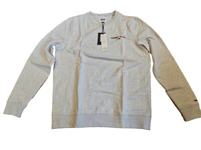 Tommy Jeans Herren TJM Tommy Chest Graphic Crew Pullover Herren Gr. XXL 2XL Neu