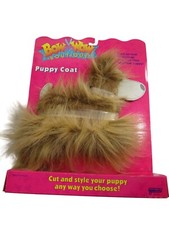 Bow Wow Boutique Puppy Coat Brown Vintage Galoob 1991 New