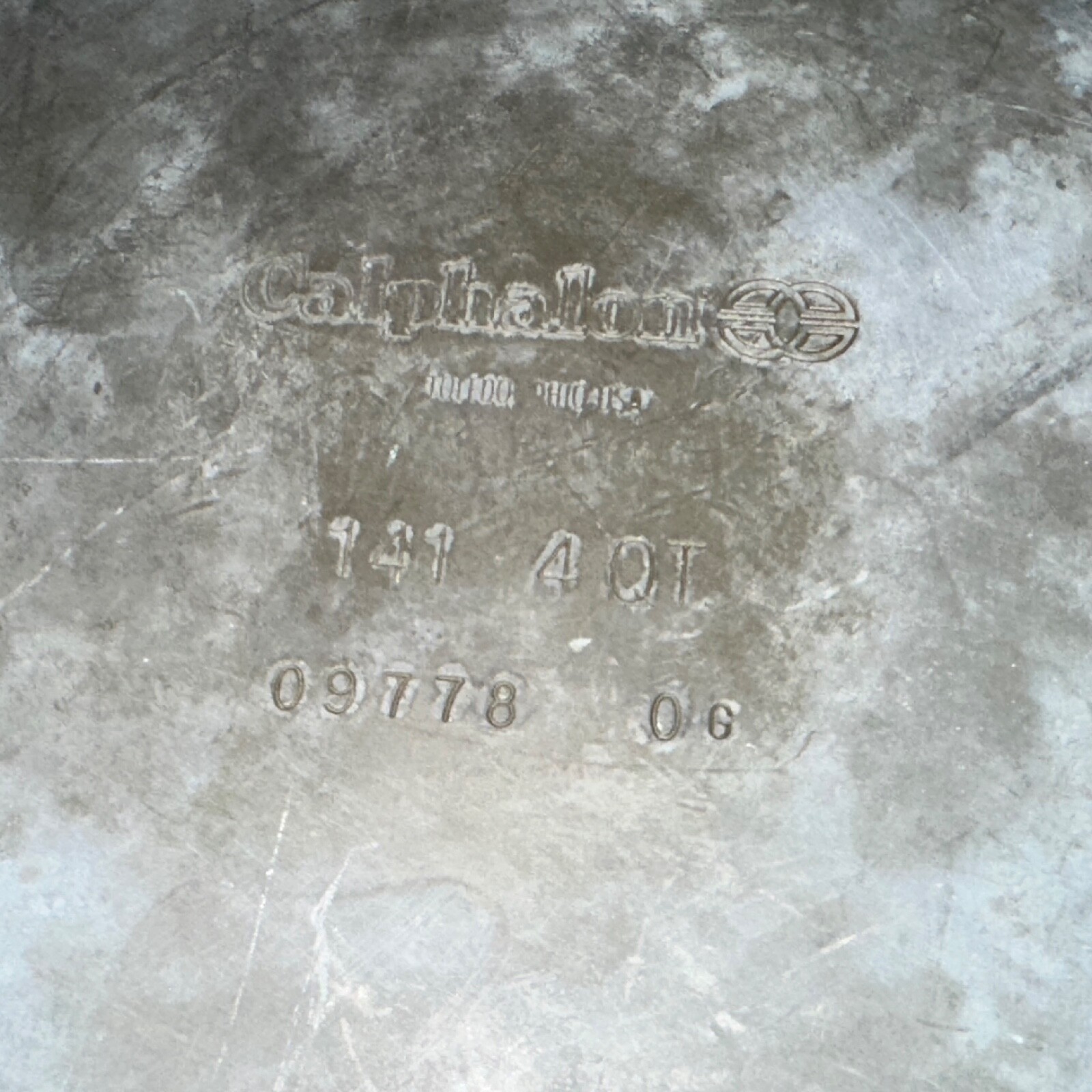 CALPHALON 141  4QT  Commercial Hard ANODIZED ALUMINUM PAN