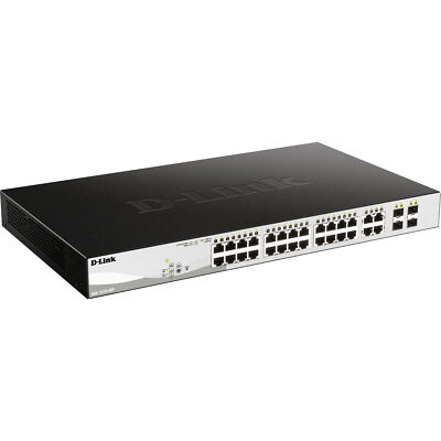 D-Link DGS-1210-28P/E, Switch, silber