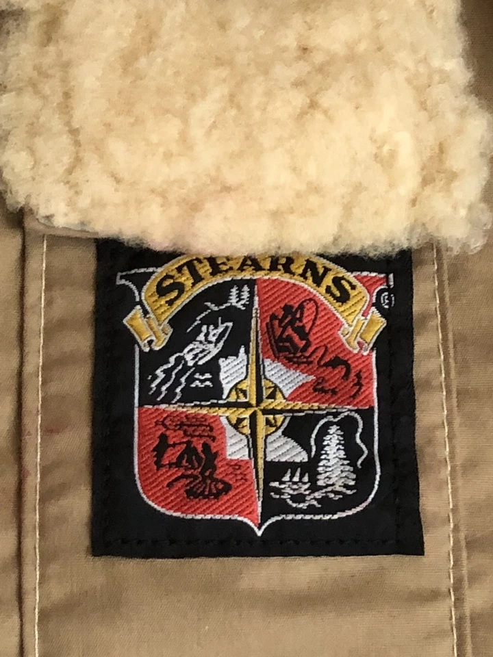 MENS Small Stearns Sports Anglers Fishing Vest FISH USA Vintage  - Image 2 of 4