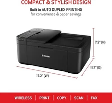 Canon PIXMA TR4522 TR4720 Wireless All-In-One Printer | Copy Scan Fax Legal Used