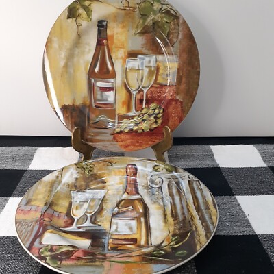 The Sakura Table Classico Wine 8.25'' Salad Plates (Set of 2)
