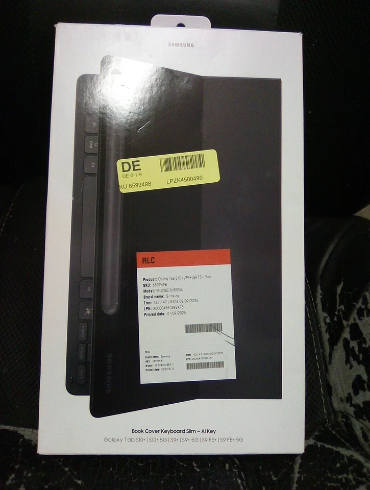 Samsung Galaxy Tab S10+/S9+/S9 FE+  Keyboard Slim w/AI Key  EF-DX820UBEGUJ - Image 2 of 2