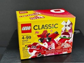 Lego Retired Classic 10707 Complete Set Red Creativity Box New Factory Seald Box
