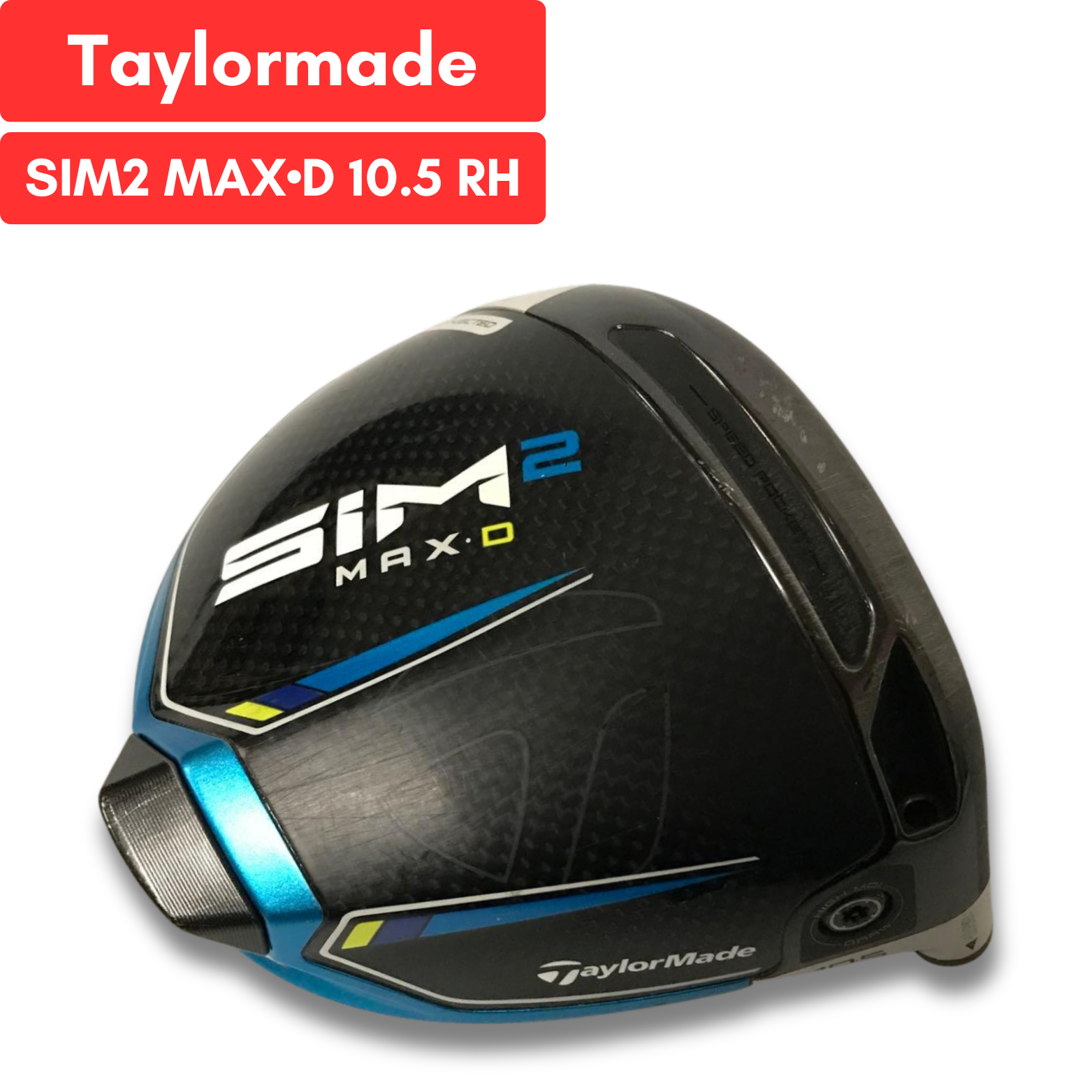 TaylorMade SIM2 MAX D 10.5* Driver Head Only Right Hand USED D1264