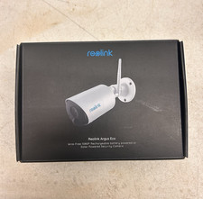 Reolink Argus Eco 1080p Wi-Fi Battery Camera White PIR 2-Way Audio