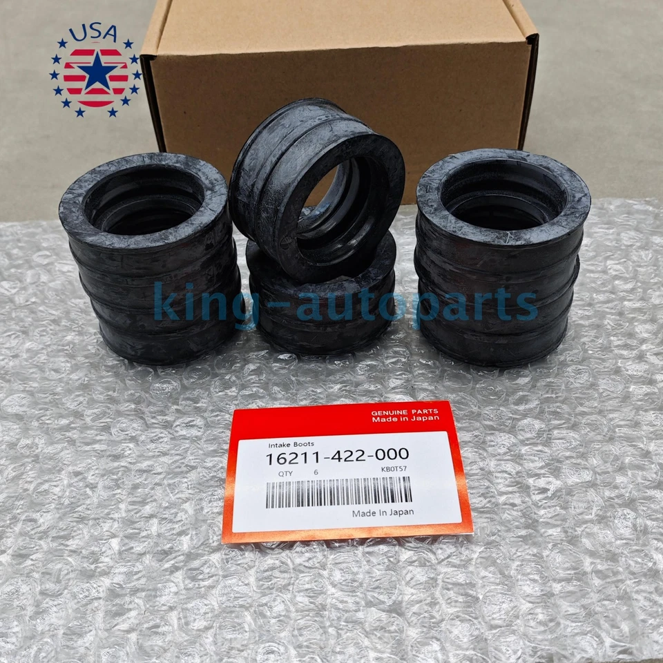 6PC Carburetor Intake Manifold Boots set Fit For Honda CBX1000 1979-1980 Foto 3 de 4