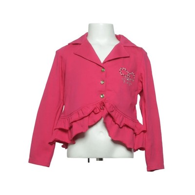Pezzo D'oro, Jacke, Mädchen, Größe: 122, Pink, Baumwolle/Elasthan #V1G