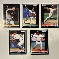 Pinnacle 1991 MLB Baseball Card Lot (5) Rookie Prospect, Walk, Scioscia, + more