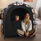 Blackout Cover Baby Sleep Tent 1-Click Set Up Blackout Tent Travel Crib Tent