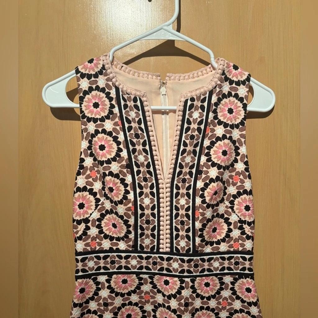 abito jacquard mosaico floreale kate spade new york designer donna taglia 2