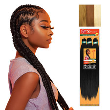 X-Pression Prestretched Braiding Hair - 3X Braid 58 Inch All Kanekalon Flame Ret