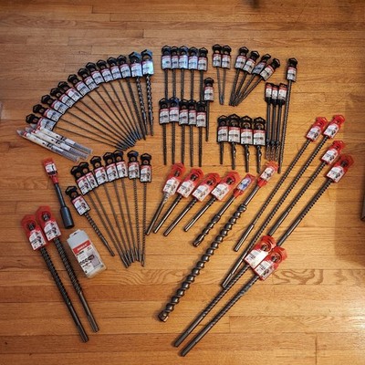 Large Wholesale Lot of Diablo (Freud) SDS Plus & Max Drill Bits - NEW - $2450+