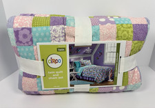 Circo Pretty Patches Twin Quilt Sham Set Purples Blues Green Pink Target
