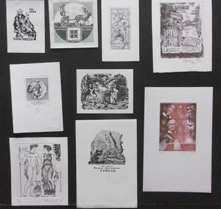 Exlibris Thema Antike dabei Schapiel Augustinovic