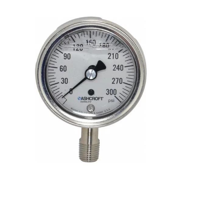 Manomètre Ashcroft 5000 PSI Modèle 1705 – Occasion Bon état, 1/4″