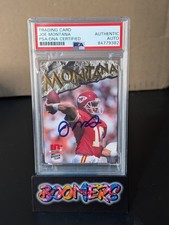 1993 ACTION PACKED JOE MONTANA ON CARD AUTO ALL-MADDEN #25  PSA DNA CERTIFIED 
