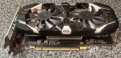 MSI NVIDIA GeForce GTX 1050 Ti 4GT OC 4GB GDDR5 Grafikkarte (voll funktionsfähig)