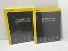 2x2pk JETech Screen Protector 9H Ultra Clear for iPhone 16 Pro Max 1337-SP-VG/C2