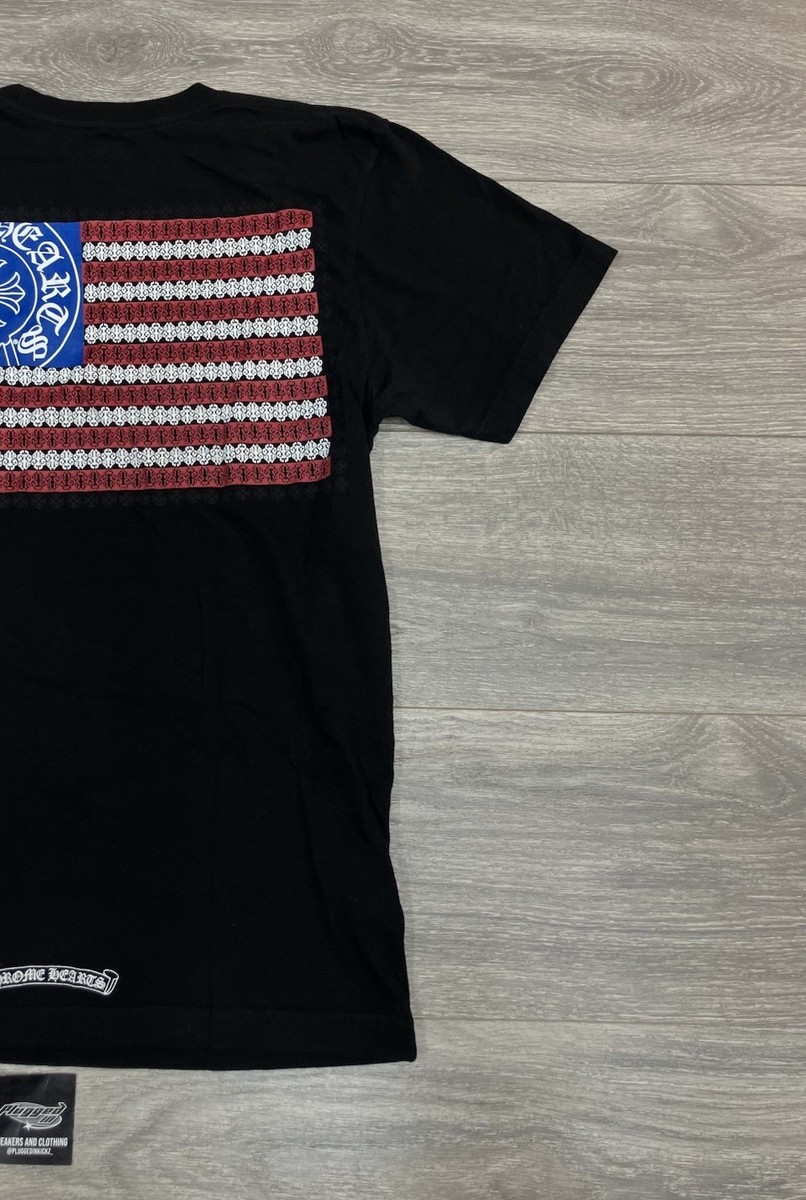 Size Small - Chrome Hearts American Flag T-Shirt ' Black ' | GOOD