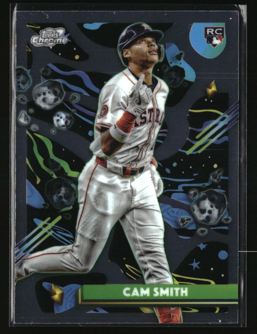 2025 Topps Chrome Cosmic Cam Smith Rookie #166 RC Houston Astros