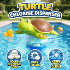 Turtle Pool Chlorine Floater Floating Chemica...