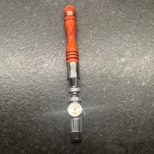 CUSTOM BLOODWOOD Beer Tap Handle Hand Turned Unique Handmade Draft Beer