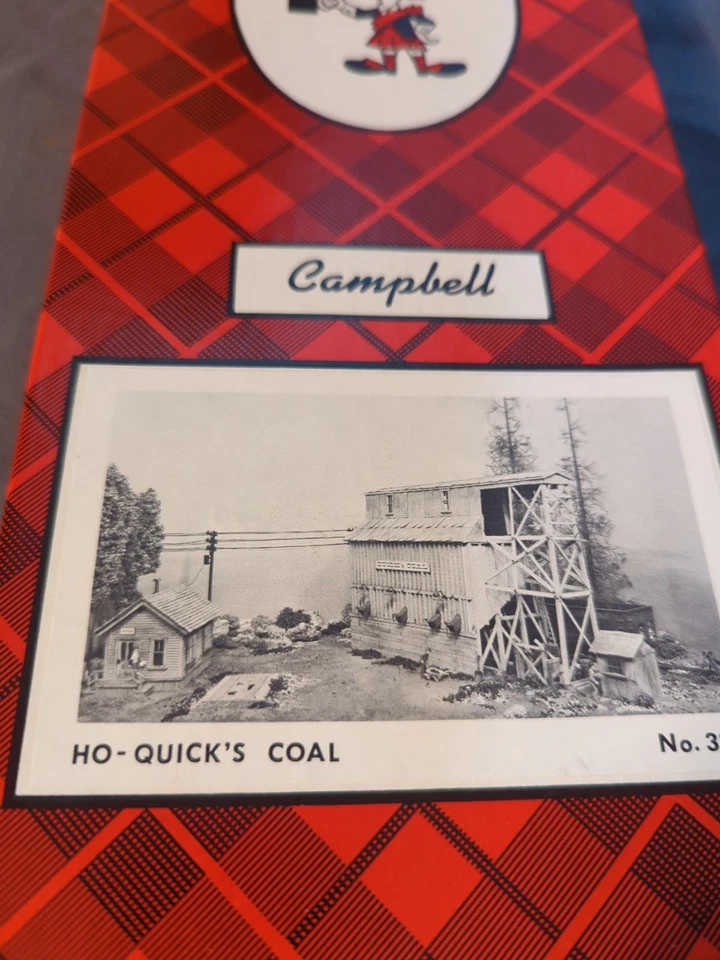 Campbell Models kit # 386 HO Scale QUICK'S COAL Train Building acc Building - Image 2 of 4