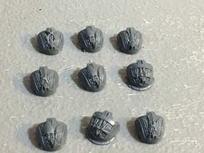 A29412 WARHAMMER 40K SPACE MARINES DARK ANGELS BITS LOT TERMINATOR SHOULDER PADS