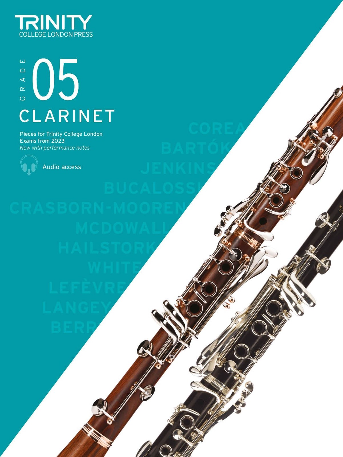 Trinity College London Clarinet Exam Pieces from 2023: Grade 5 Clarinet Music On