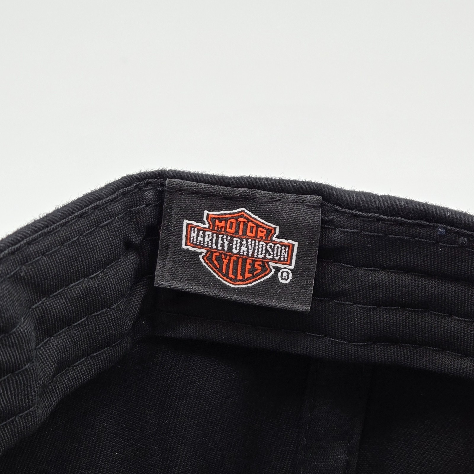 Harley Davidson Police 1 Hat Metal Logo Black 100 Years Serving Law Enforcement