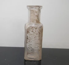 LORD SMITH & CO CHICAGO MEDICINE BOTTLE MICRO SAMPLE PILL REMEDY CURE EMBOSSED