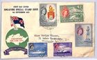 SINGAPORE MALAYA FDC 1955 QEII $5 $2 $1 High Values Illustrated First Day WH39