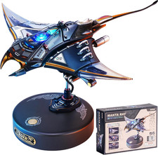 Mechanical Manta Ray 3D Metal Model Puzzle for Adults Teens, Mechanical STEM M