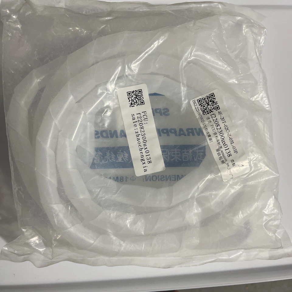 Spiral Wrapping Bands Cable 15mm x 5ft. Black  - Image 2 of 2